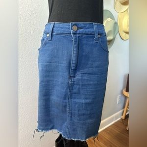 Paige denim cut off skirt